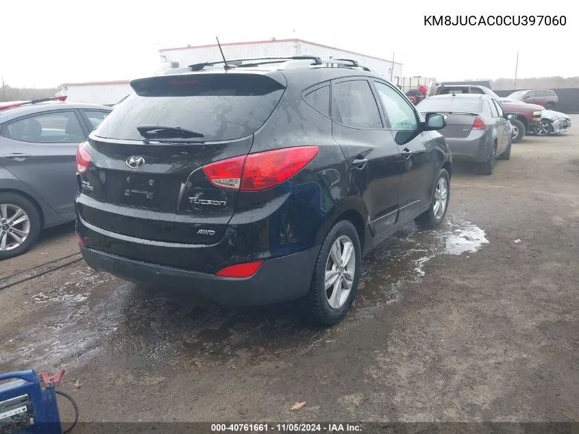 2012 Hyundai Tucson Gls VIN: KM8JUCAC0CU397060 Lot: 40761661