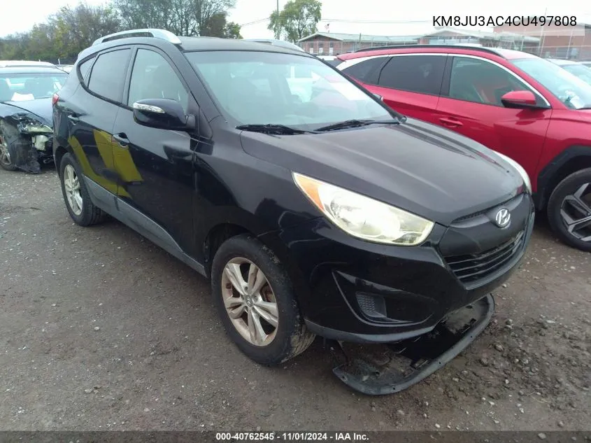 2012 Hyundai Tucson Gls VIN: KM8JU3AC4CU497808 Lot: 40762545