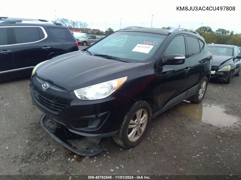 2012 Hyundai Tucson Gls VIN: KM8JU3AC4CU497808 Lot: 40762545