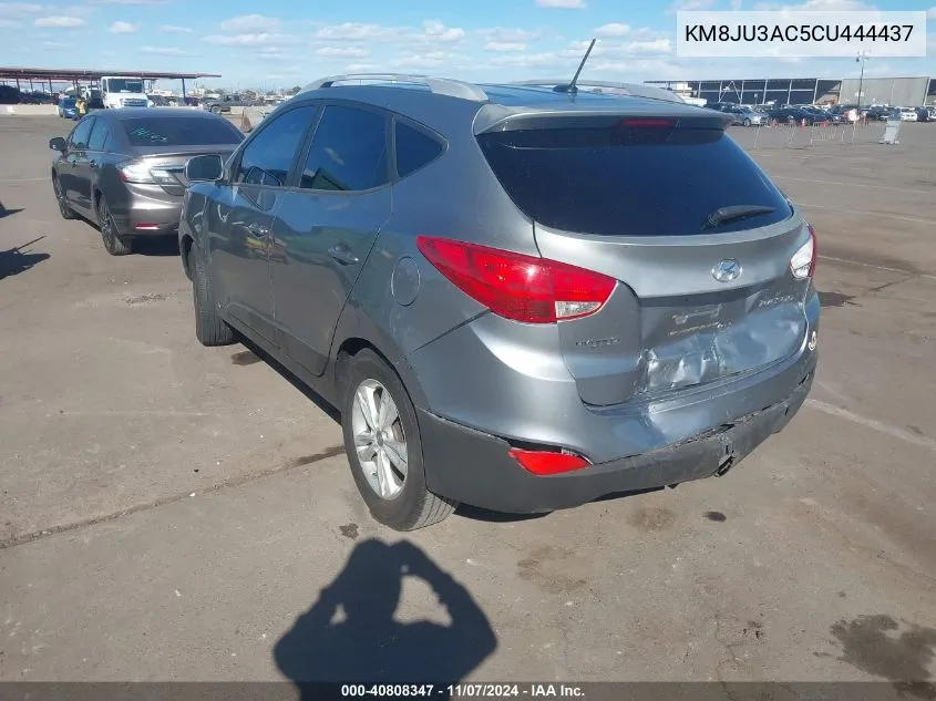 2012 Hyundai Tucson Gls VIN: KM8JU3AC5CU444437 Lot: 40808347