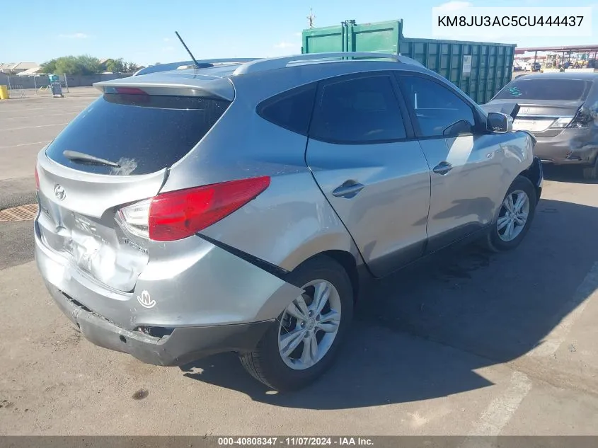 2012 Hyundai Tucson Gls VIN: KM8JU3AC5CU444437 Lot: 40808347