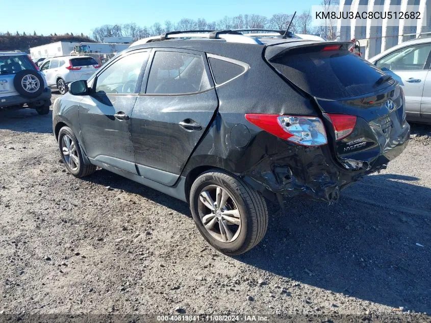 2012 Hyundai Tucson Gls VIN: KM8JU3AC8CU512682 Lot: 40819841