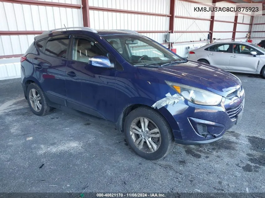 KM8JU3AC8CU375923 2012 Hyundai Tucson Gls