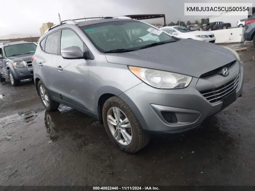 KM8JU3AC5CU500554 2012 Hyundai Tucson Gls/Limited