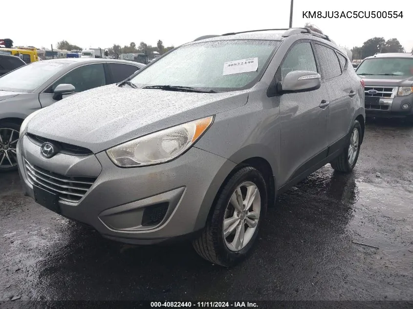 KM8JU3AC5CU500554 2012 Hyundai Tucson Gls/Limited