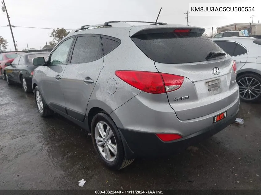 KM8JU3AC5CU500554 2012 Hyundai Tucson Gls/Limited