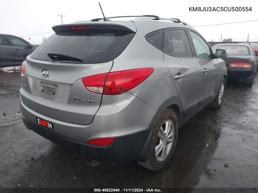 KM8JU3AC5CU500554 2012 Hyundai Tucson Gls/Limited