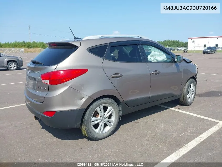 2013 Hyundai Tucson Gls VIN: KM8JU3AC9DU720166 Lot: 12069432