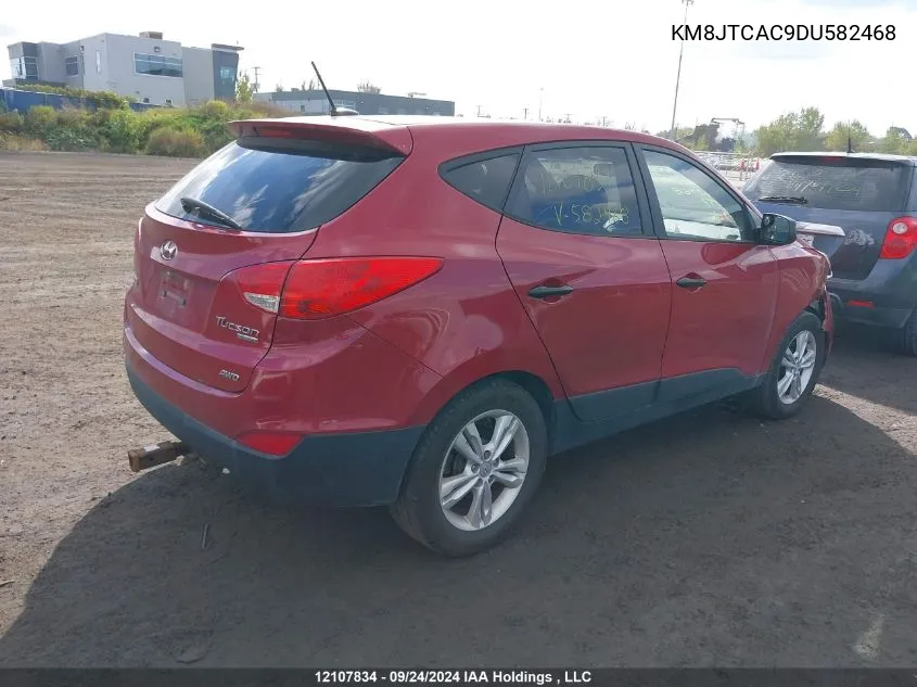 2013 Hyundai Tucson Gl VIN: KM8JTCAC9DU582468 Lot: 12107834