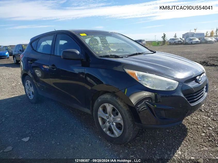 2013 Hyundai Tucson Gl VIN: KM8JTCAC9DU554041 Lot: 12109357