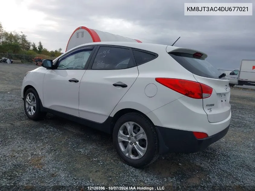 2013 Hyundai Tucson Gl VIN: KM8JT3AC4DU677021 Lot: 12120396