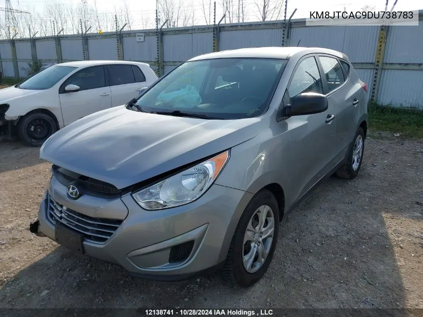 2013 Hyundai Tucson Gl VIN: KM8JTCAC9DU738783 Lot: 12138741