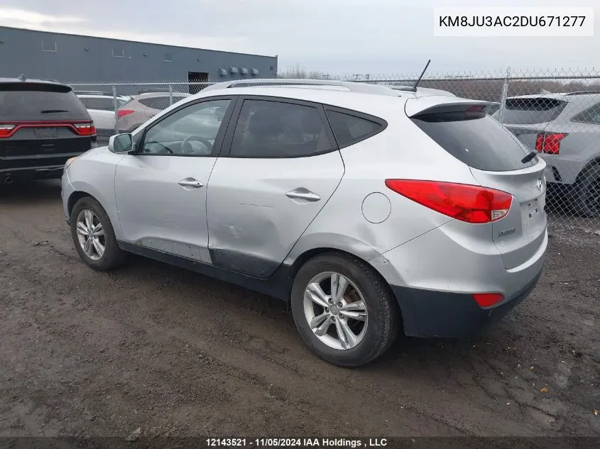 2013 Hyundai Tucson Gls VIN: KM8JU3AC2DU671277 Lot: 12143521