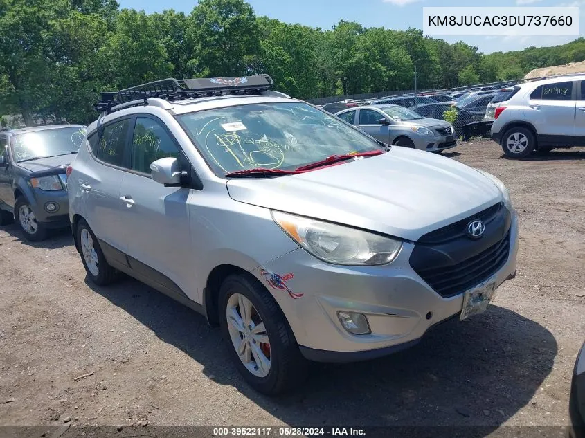 2013 Hyundai Tucson Gls VIN: KM8JUCAC3DU737660 Lot: 39522117