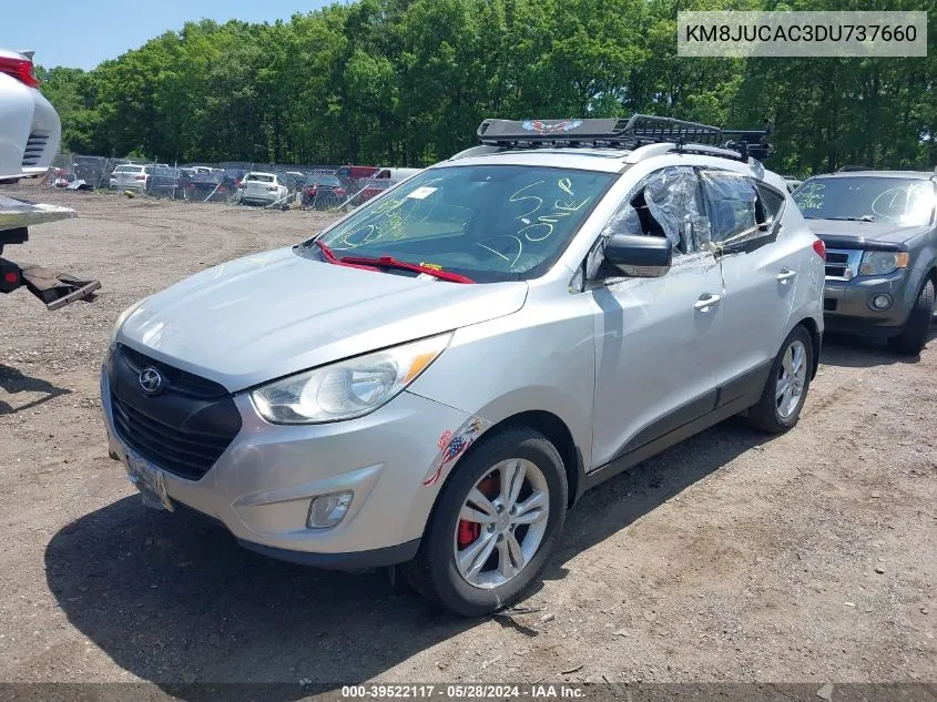 2013 Hyundai Tucson Gls VIN: KM8JUCAC3DU737660 Lot: 39522117