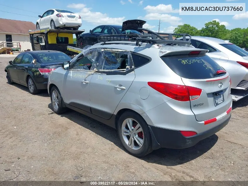 2013 Hyundai Tucson Gls VIN: KM8JUCAC3DU737660 Lot: 39522117