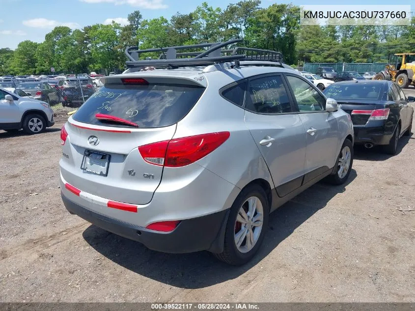 2013 Hyundai Tucson Gls VIN: KM8JUCAC3DU737660 Lot: 39522117