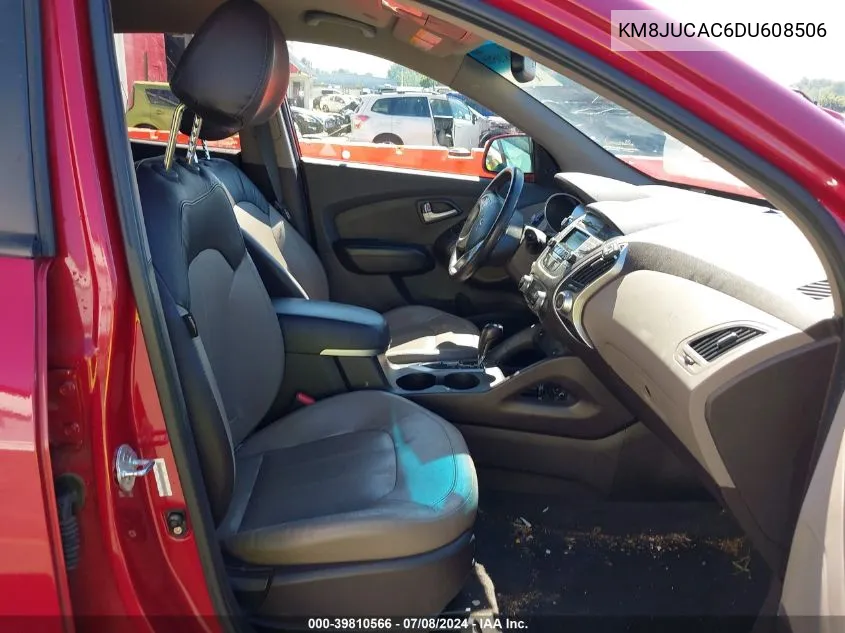 2013 Hyundai Tucson Limited VIN: KM8JUCAC6DU608506 Lot: 39810566