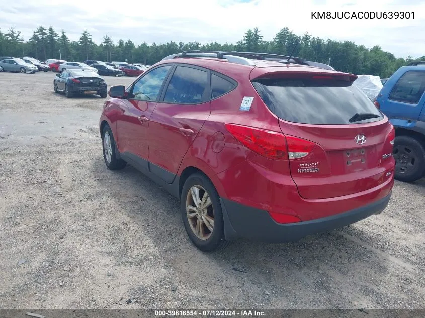 2013 Hyundai Tucson Gls VIN: KM8JUCAC0DU639301 Lot: 39816554