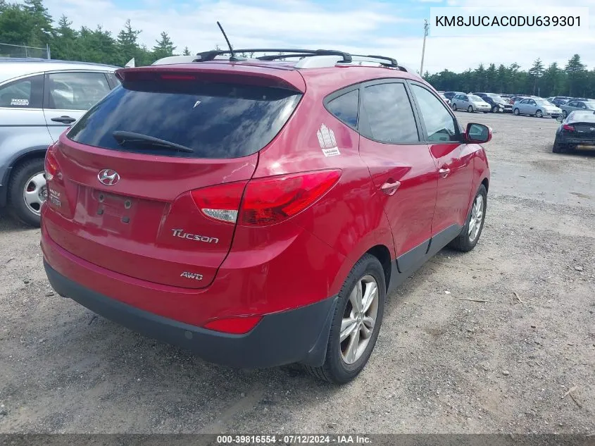 2013 Hyundai Tucson Gls VIN: KM8JUCAC0DU639301 Lot: 39816554