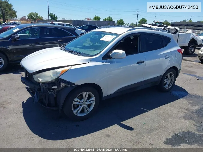 KM8JU3AC6DU742450 2013 Hyundai Tucson Gls