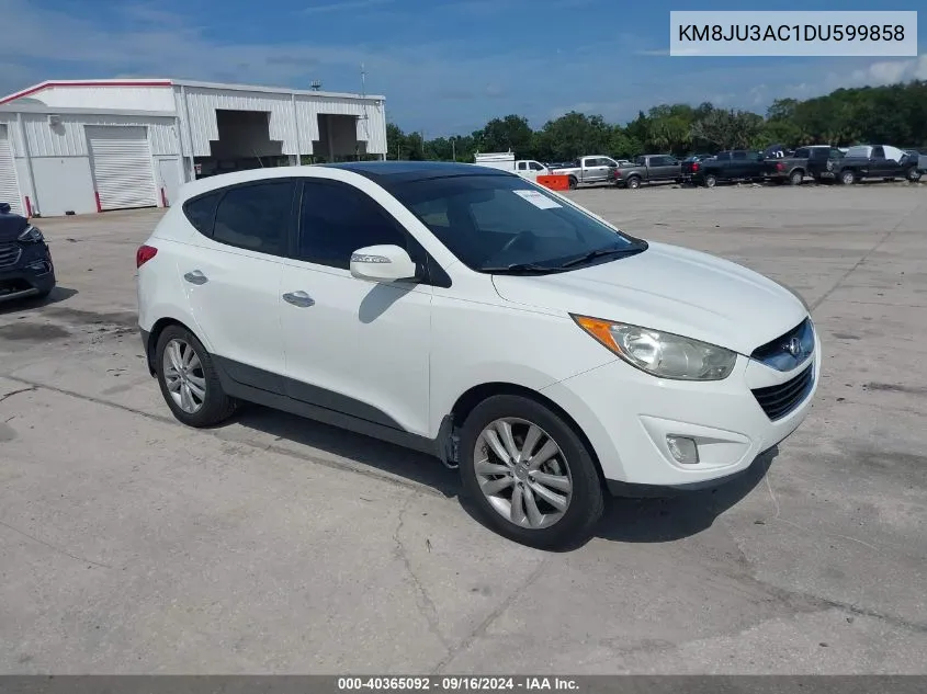 2013 Hyundai Tucson Limited VIN: KM8JU3AC1DU599858 Lot: 40365092