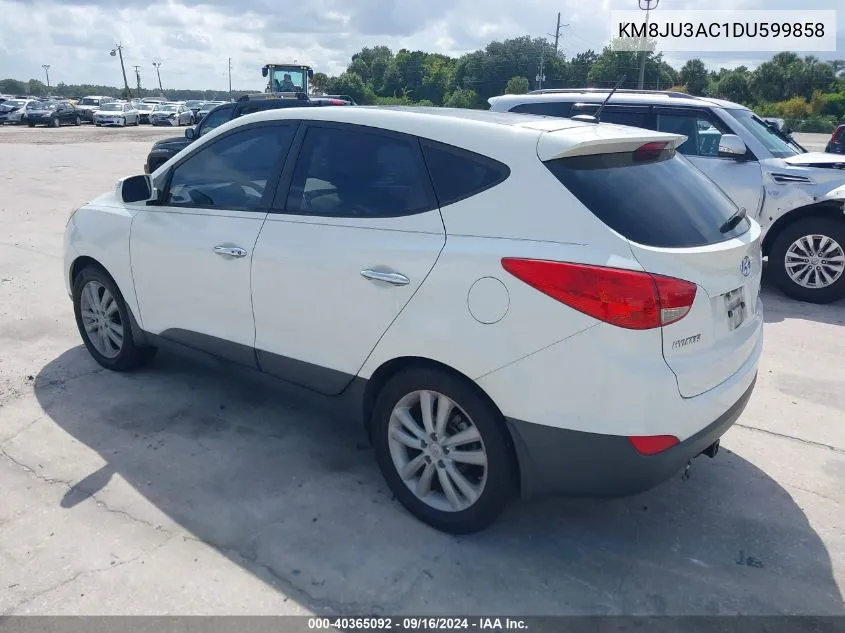 KM8JU3AC1DU599858 2013 Hyundai Tucson Limited