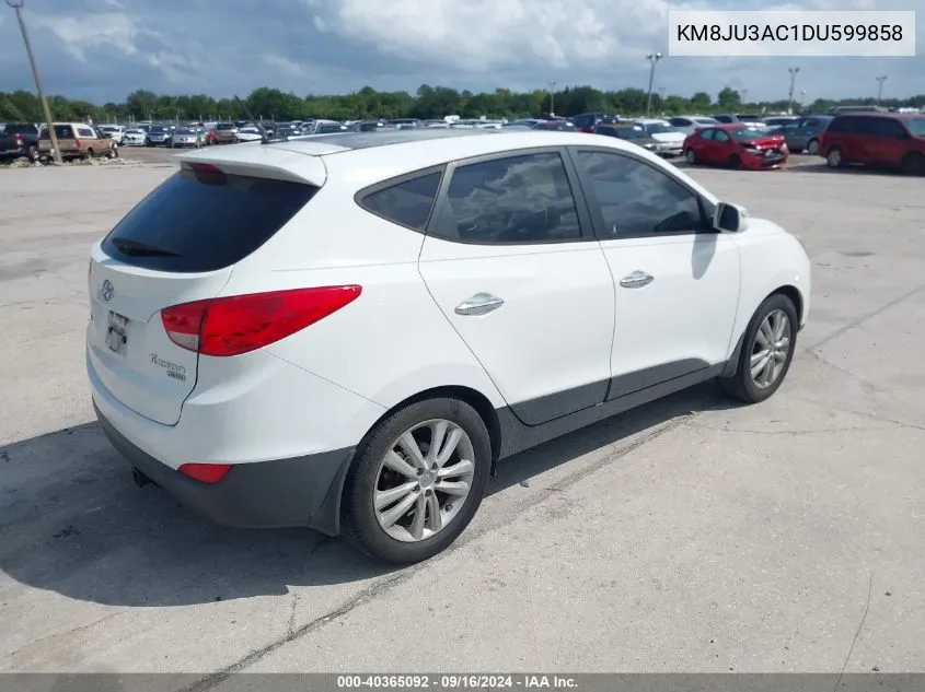 KM8JU3AC1DU599858 2013 Hyundai Tucson Limited