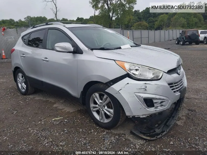 2013 Hyundai Tucson Gls/Limited VIN: KM8JUCAC5DU732380 Lot: 40375742