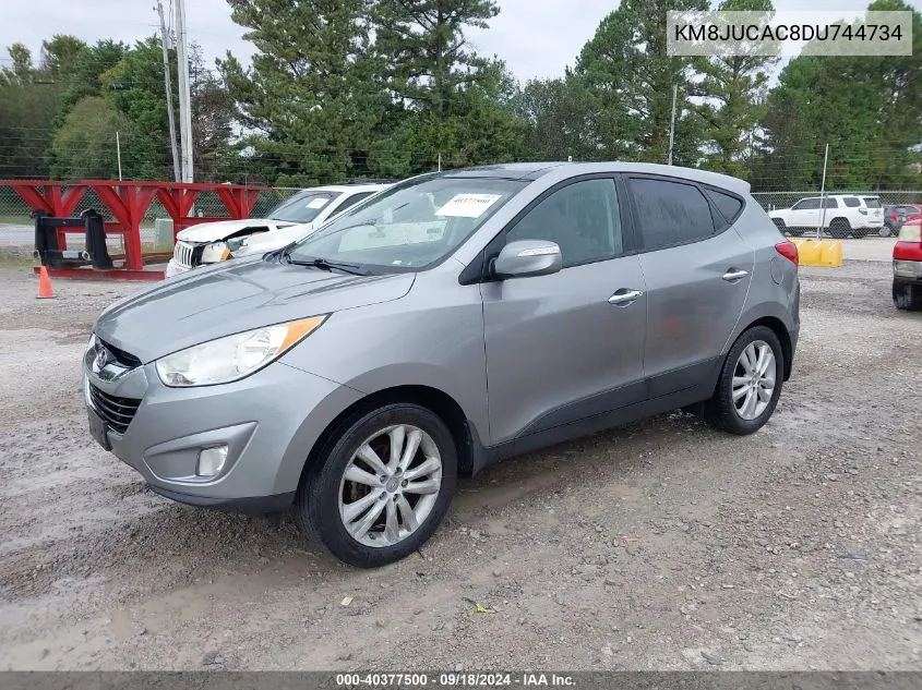 KM8JUCAC8DU744734 2013 Hyundai Tucson Limited