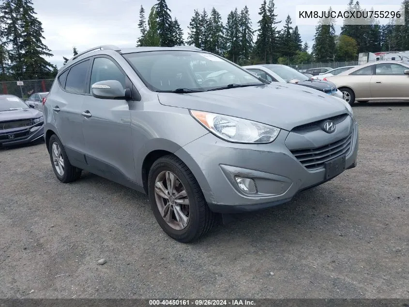 2013 Hyundai Tucson Gls VIN: KM8JUCACXDU755296 Lot: 40450161