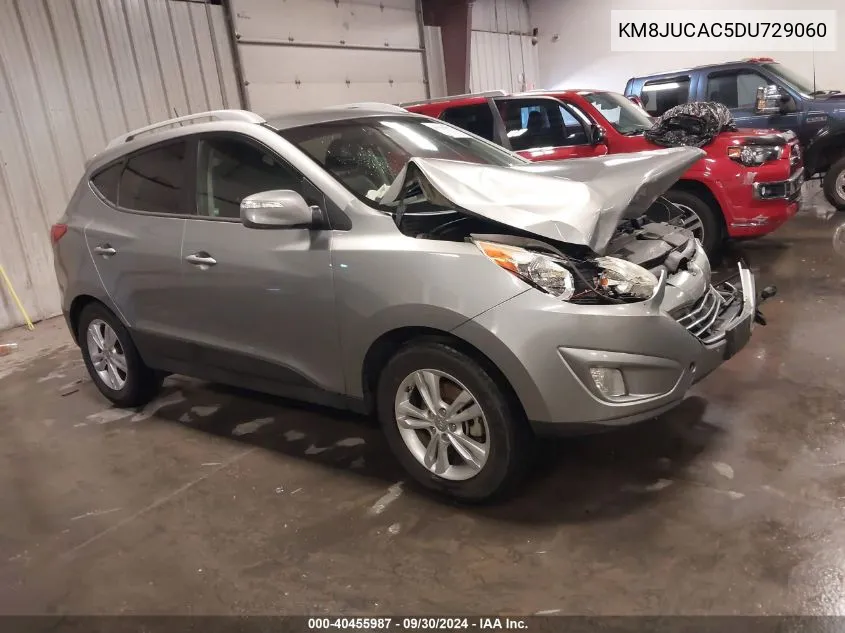 2013 Hyundai Tucson Gls VIN: KM8JUCAC5DU729060 Lot: 40455987