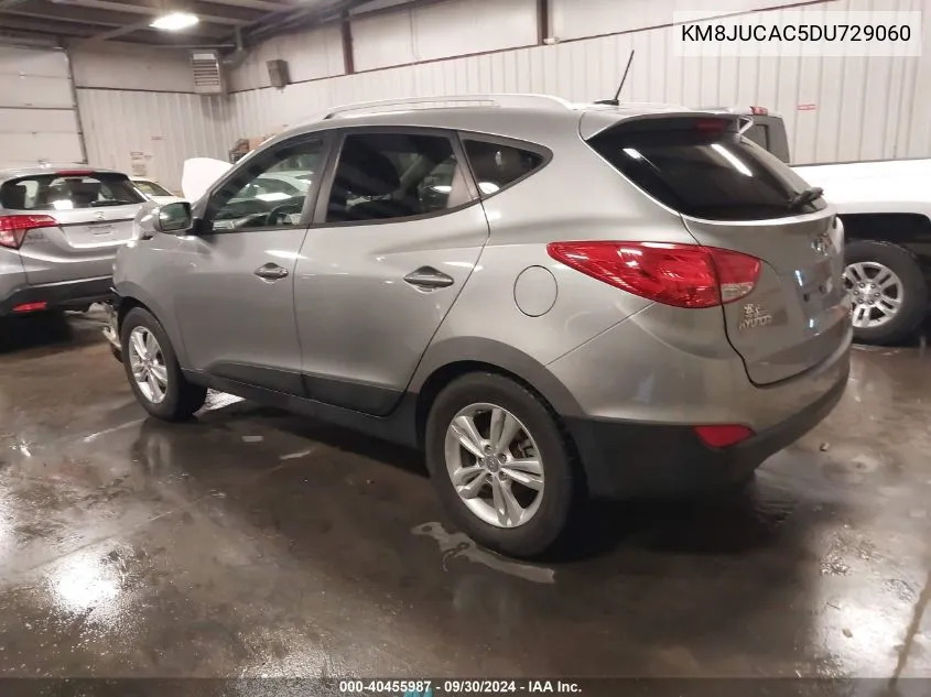 2013 Hyundai Tucson Gls VIN: KM8JUCAC5DU729060 Lot: 40455987