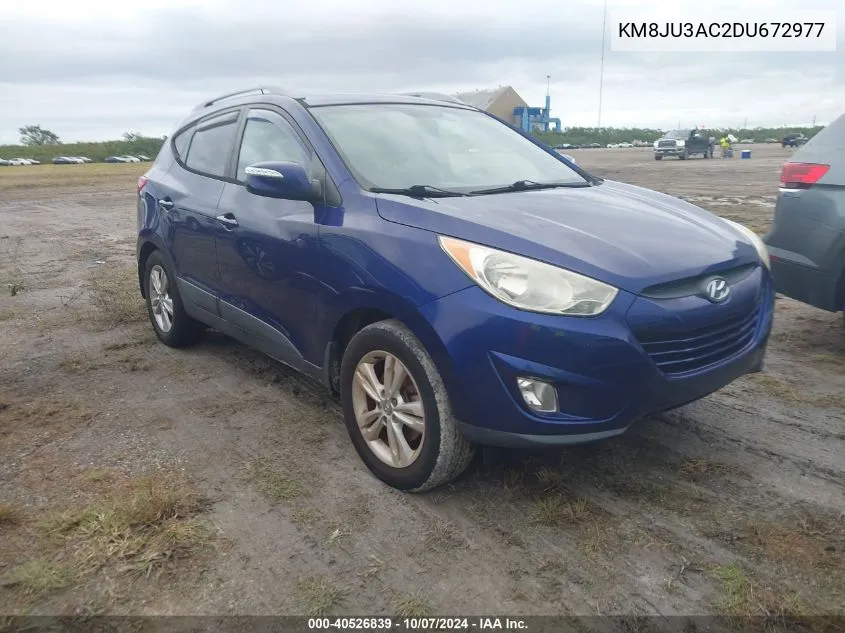 2013 Hyundai Tucson Gls VIN: KM8JU3AC2DU672977 Lot: 40526839