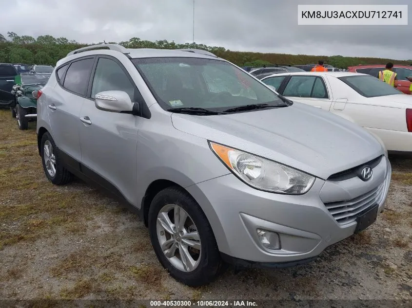 2013 Hyundai Tucson Gls VIN: KM8JU3ACXDU712741 Lot: 40530300