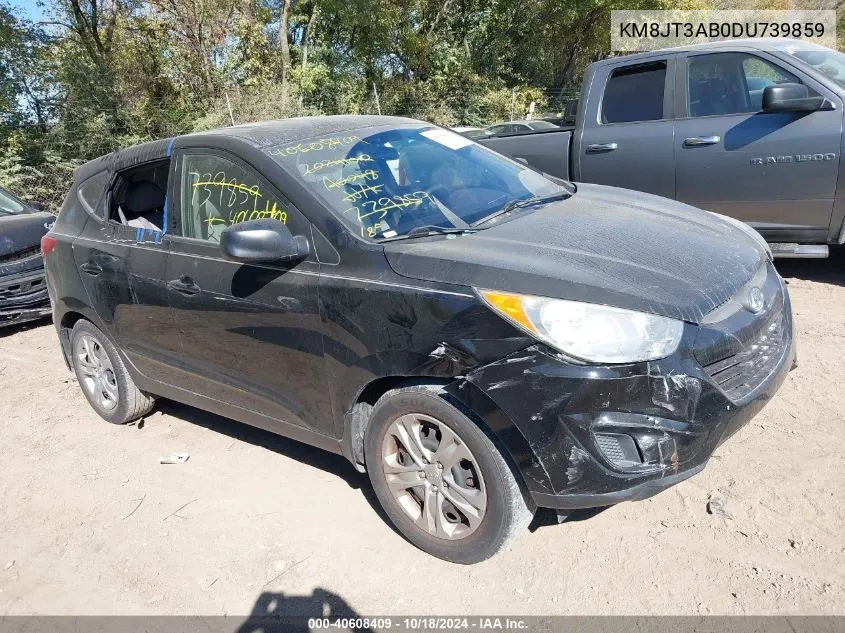 2013 Hyundai Tucson Gl VIN: KM8JT3AB0DU739859 Lot: 40608409