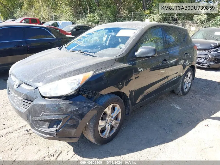 2013 Hyundai Tucson Gl VIN: KM8JT3AB0DU739859 Lot: 40608409