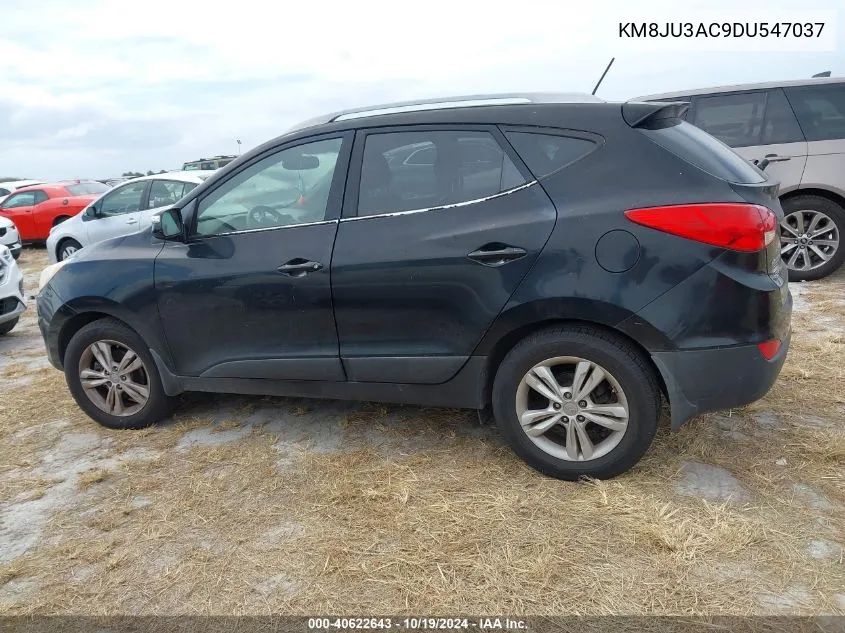 2013 Hyundai Tucson Gls/Limited VIN: KM8JU3AC9DU547037 Lot: 40622643