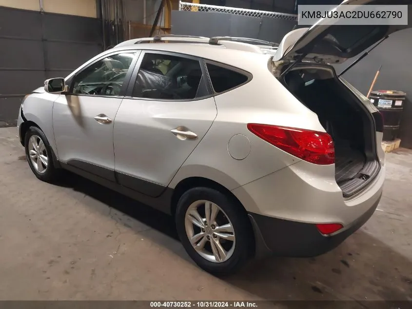 2013 Hyundai Tucson Gls VIN: KM8JU3AC2DU662790 Lot: 40730252