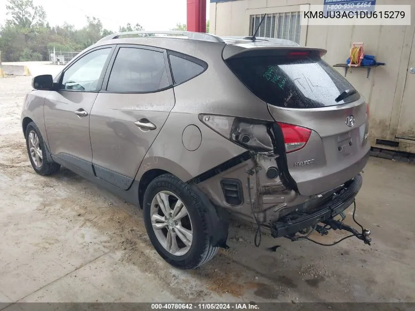 2013 Hyundai Tucson Gls VIN: KM8JU3AC1DU615279 Lot: 40780642