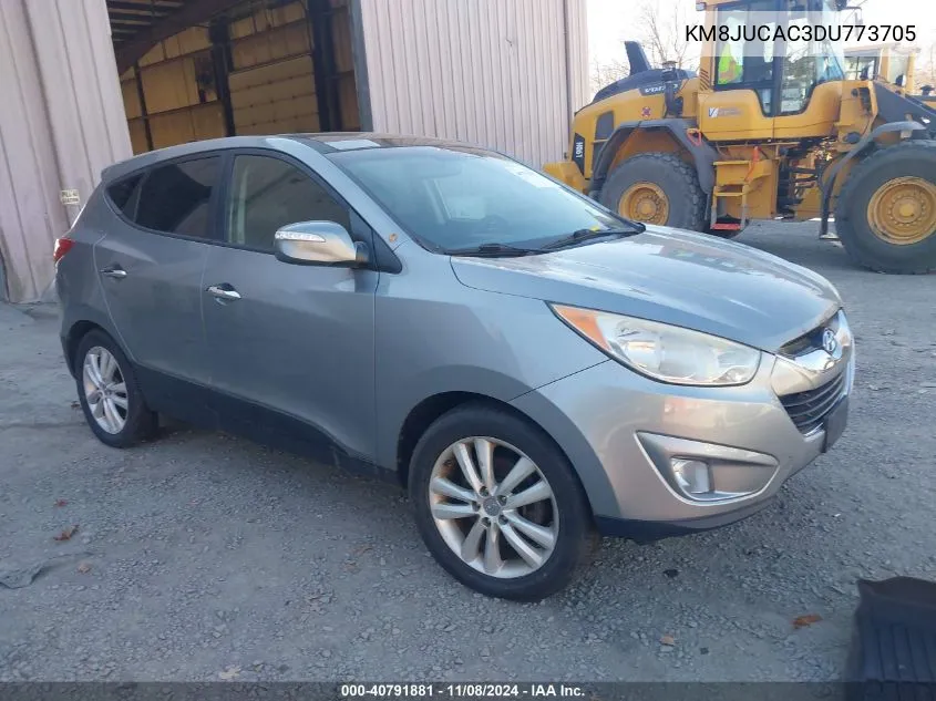 2013 Hyundai Tucson Limited VIN: KM8JUCAC3DU773705 Lot: 40791881