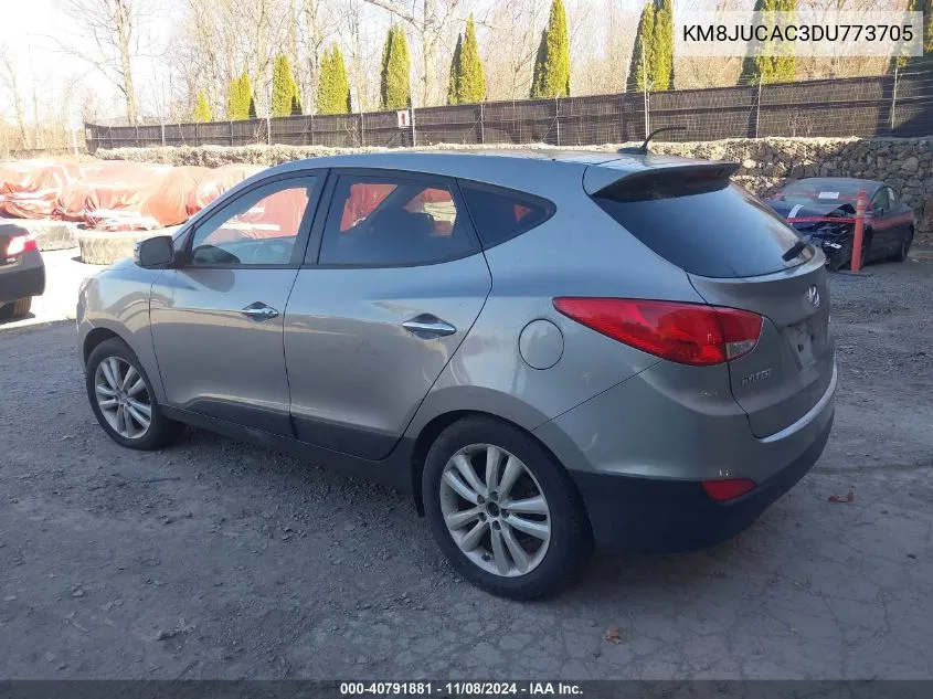 2013 Hyundai Tucson Limited VIN: KM8JUCAC3DU773705 Lot: 40791881