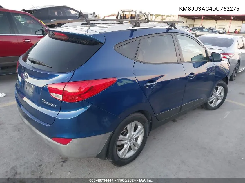 2013 Hyundai Tucson Gls VIN: KM8JU3AC4DU762275 Lot: 40794447