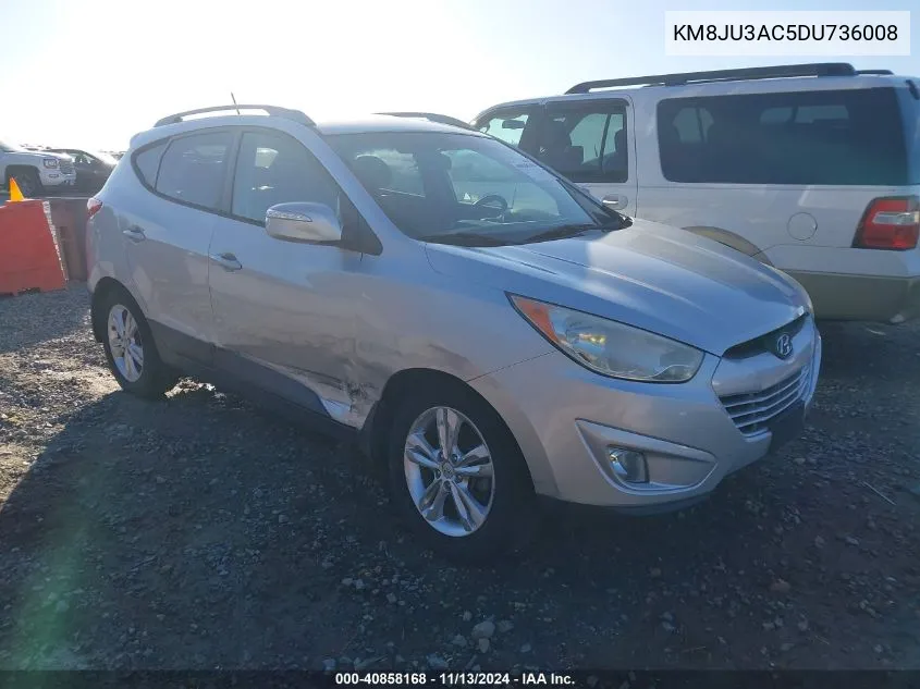 2013 Hyundai Tucson Gls VIN: KM8JU3AC5DU736008 Lot: 40858168