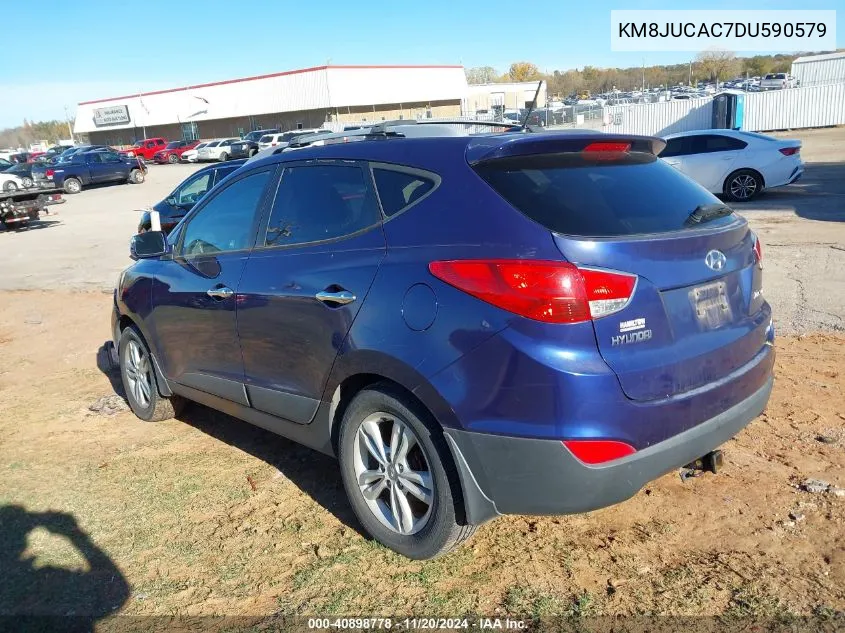 2013 Hyundai Tucson Gls VIN: KM8JUCAC7DU590579 Lot: 40898778