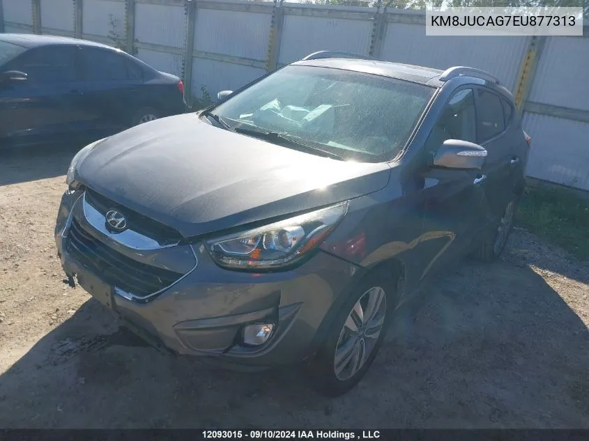 KM8JUCAG7EU877313 2014 Hyundai Tucson Limited