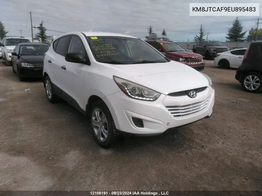 2014 Hyundai Tucson Gls VIN: KM8JTCAF9EU895483 Lot: 12108191