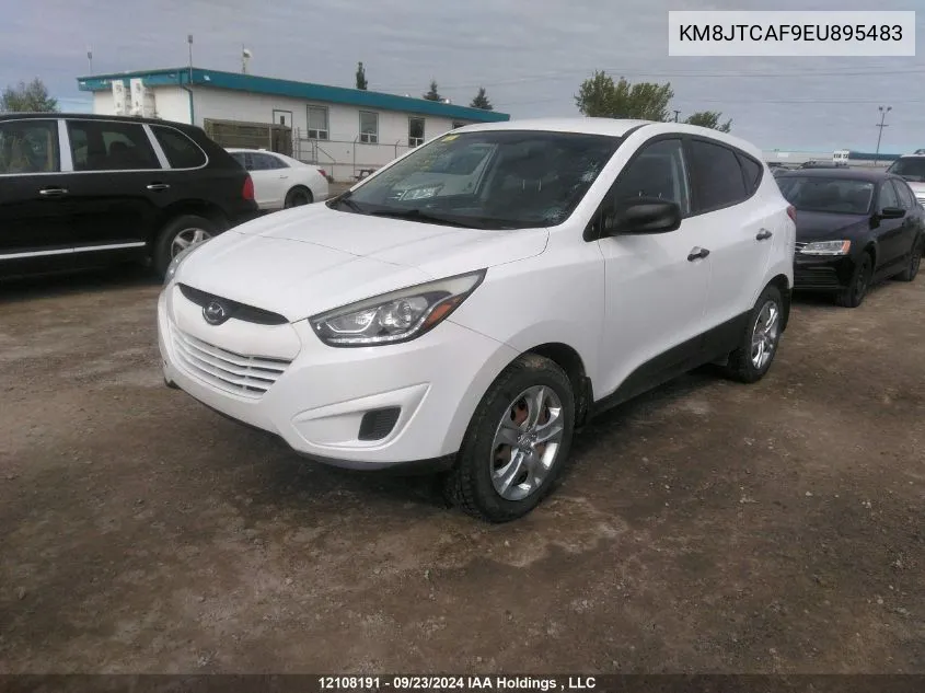 2014 Hyundai Tucson Gls VIN: KM8JTCAF9EU895483 Lot: 12108191