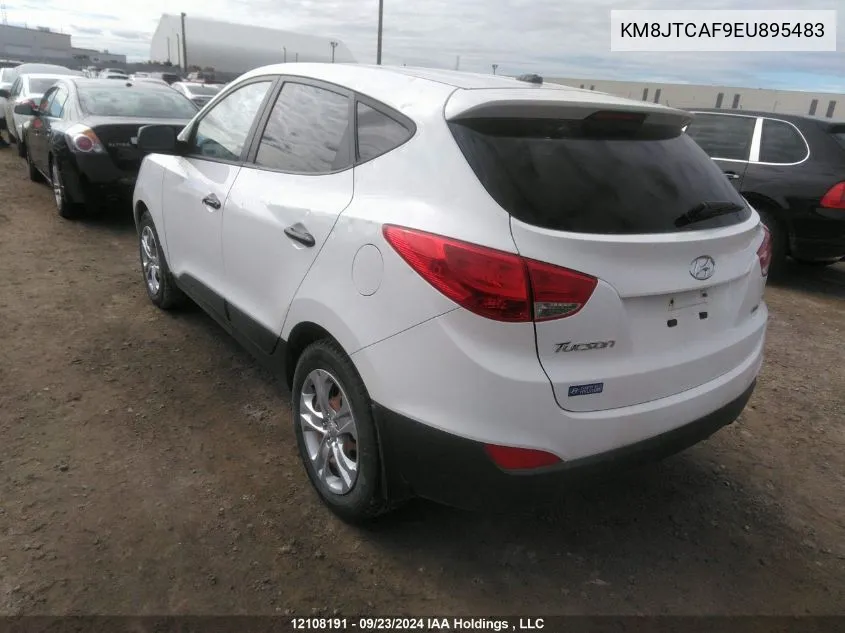 2014 Hyundai Tucson Gls VIN: KM8JTCAF9EU895483 Lot: 12108191