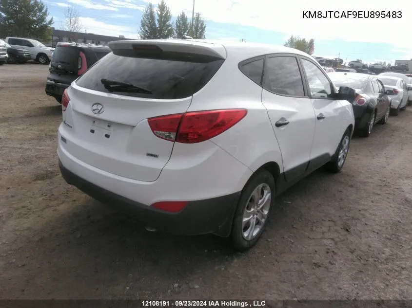 2014 Hyundai Tucson Gls VIN: KM8JTCAF9EU895483 Lot: 12108191